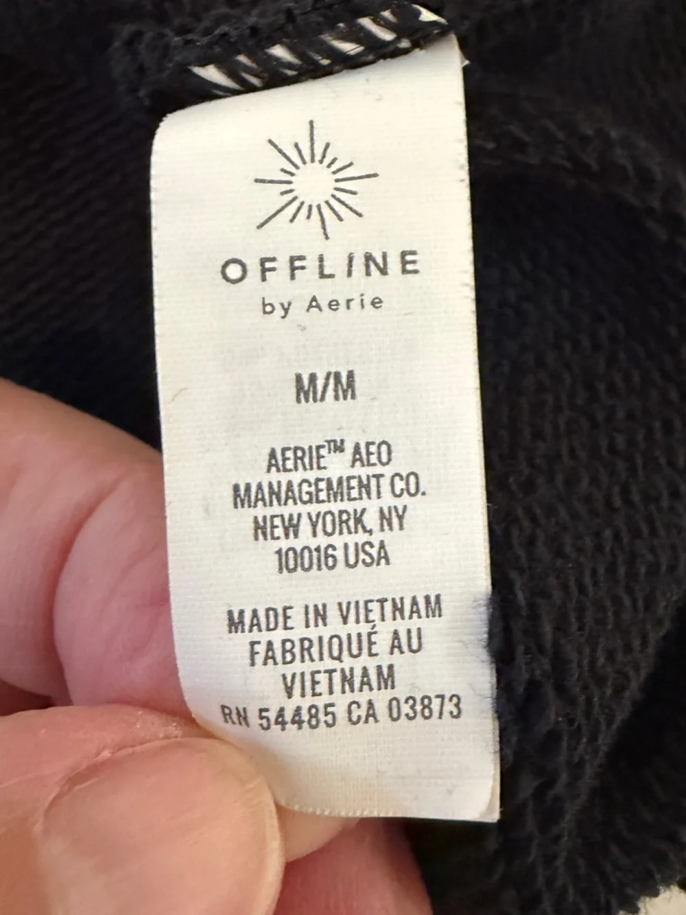 Offline by Aerie - Black Oversized Sweatshirt - Picture 6 of 9